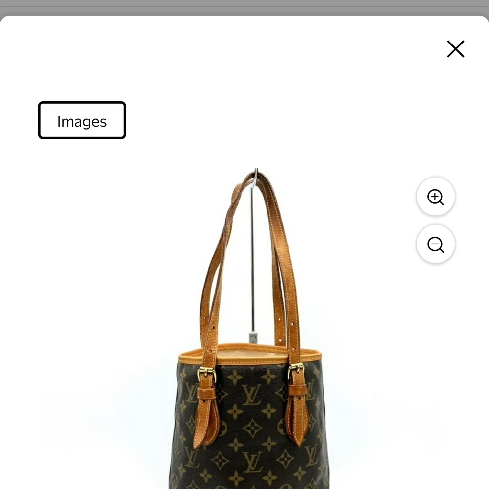 Louis Vuitton Brown Monogram Tote Bag